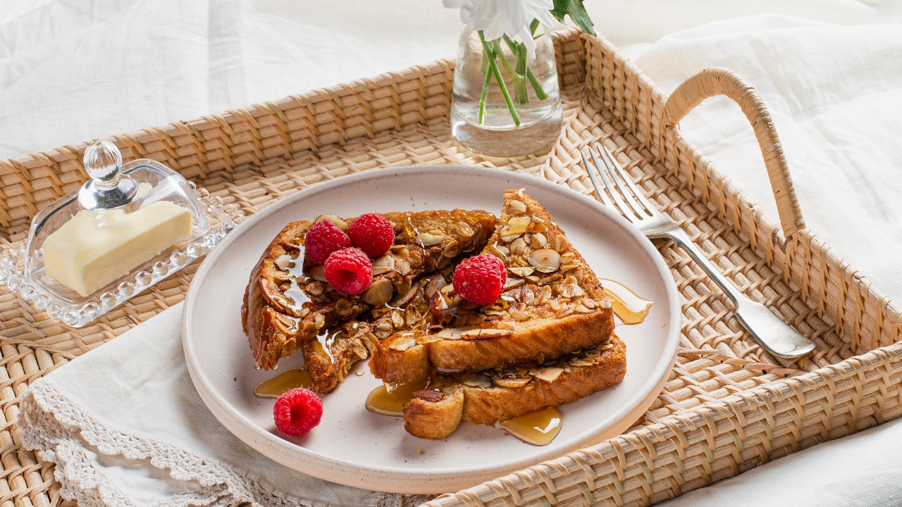 Oat Almond French Toast