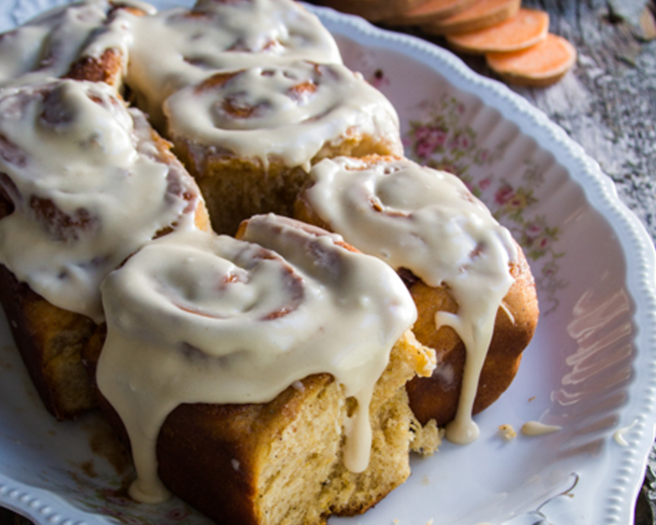 Sweet Potato Cinnamon Rolls