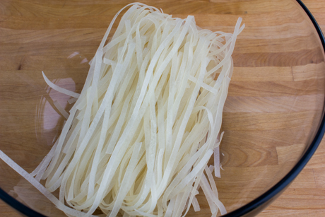 9. Rice noodles for homemade pad Thai