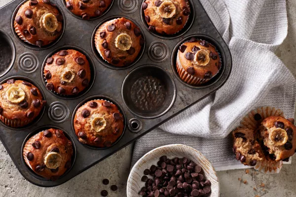 Vegan banana online chocolate chip muffins