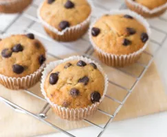 Chocolate Chip Banana Muffins