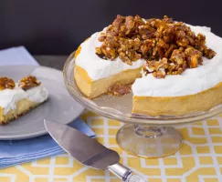 Maple Walnut Cheesecake