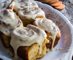 Sweet Potato Cinnamon Rolls