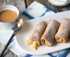 Spiced Apple Chimichanga